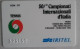 SCHEDA TELEFONICA IRITEL- 50° CAMPIONATI INTERNAZIONALI D'ITALIA C&C 4033A - Collezioni