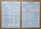 2 Calendriers Des émissions Philatéliques 2002 1er Semestre Et 2ème Semestre - La Poste - Documents Of Postal Services