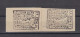 ALBANIA,, 1914,ESAT PASHA Revenue Stamp Used As Paper Money 10 Para  Pair - Albania
