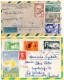 Delcampe - 1938-54 Lot De 62 Lettres : 48L Pour Les USA Et 14L Pour L'Allemagne; Voir Détail - Lots & Serien