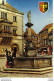 67 OBERNAI N°567 134 Fontaine Sainte Odile Statue Alsacienne Et Alsacien En Costume Blason Vélo VOIR DOS - Obernai