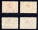Albanien 100-103, Ungebr. Rotes Kreuz Aufdrucksatz Kpl. M. Originalgummi - Albanien
