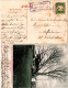 Bayern 1908, Posthilfstelle Oberrammingen Taxe Unterrammingen Auf AK M. 5 Pf. - Lettres & Documents