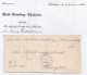 Bayern 1887, Brief M. 3 Rücks. Stempeln V. Ichenhausen N. Scheinfeld. #2617 - Lettres & Documents