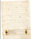 N°2011 ANCIENNE LETTRE AU PRINCE DE SEDAN DE ( A Dechiffrer) AVEC CACHET DE CIRE ET RUBAN PAS DE DATE - Historische Documenten