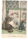 ESPIEGLERIE, Série De 6 CPA, Grand Père Et Enfant, Sabre, Arrosoir, Tambourin , Voyagé 1904 - Collections & Lots