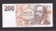 1998 Czech Republic Czech National Bank Banknote 200 Korun,P#19B - Tchéquie