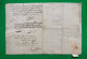 D-IT Fede Di Sanità Lasciapassare Sanitario - LIVORNO 1803 Cm 43 X 29,5 - Historical Documents