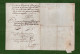 Delcampe - D-IT Fede Di Sanità Lasciapassare Sanitario - LIVORNO 1803 Cm 43 X 29,5 - Historische Documenten
