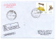 NCP 26 - 11-a FLATIRON, Germany, Romania - Registered, Stamp With TABS - 2012 - Lettres & Documents