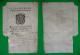 D-IT Fede Di Sanità Mantova 1723 Diretta A Venezia -Lasciapassare Sanitario RARO - Documentos Históricos