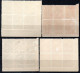 3032. 1912-1913 GREEK ADM. ΕΛΛΗΝΙΚΗ ΔΙΟΙΚΗΣΙΣ READING UP 1,2,5,10 L. LARGE E - Plaatfouten En Curiosa
