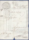 VIEUX PAPIER TIMBRE A L'EXTRAORDINAIRE - LETTRE DE VOITURE -  1812 - FRAUGER ET BAUMGARTNER - HAUT RHIN - Covers & Documents