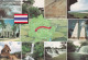 Thailande --UBON RATCHATHANI  --1989--Multivues ( Carte Géographique + Drapeau) - Thaïland