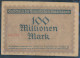 Bayern Inflationsgeld Bayerische Staatsbank Gebraucht (III) 1923 100 Millionen Mark (10288401 - 100 Mio. Mark