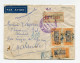!!! DAHOMEY, LETTRE RECO PAR AVION DE TCHAOUROU POUR LA FRANCE DE 1939 AVEC CENSURE - Cartas & Documentos