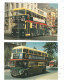 2   POSTCARDS PUBLISHED BY LONDON TRANSPORT MUSEUM   LONDON OMNIBUS - Autobus & Pullman