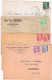 Lot De 11 Enveloppes & 1 CP Affranchies De Marianne De GANDON Tous Différents La Plupart Avec Cachets Manuels   121 - 1945-54 Marianne De Gandon