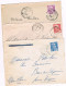 Lot De 11 Enveloppes & 1 CP Affranchies De Marianne De GANDON Tous Différents La Plupart Avec Cachets Manuels   121 - 1945-54 Marianne (Gandon)