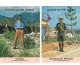 2 POSTCARDS SCOUTS OF THE WORLD   GUINEA AND DOMINICAN REPIBLIC - Scouting