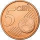 Saint Marin , 5 Euro Cent, 2004, Rome, Cuivre Plaqué Acier, FDC - San Marino