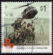 AUSTRALIA 2016 $1 Multicoloured, A Century Of Service-Vietnam War In The Field Used - Usados