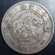 Japan 1 Yen Dragon Meiji 22 1889 Silver Very Fine Two Holes - Japan