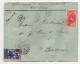 !!! COTE D'IVOIRE, LETTRE RECOMMANDEE DE GRAND BASSAM DE 1909 POUR BORDEAUX - Lettres & Documents