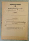 39/45 Verordnungsblatt Des Militärsbefehlshaber In Frankreich / Jo Des Ordonnances Du Commandant Militaire En France 194 - Documenten