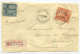 Congo Bulungu C.O.B. 112+113 Sur Let. Recommandée Type 1Ad/R/M (gr. Griffe Majuscule) Dent 11 1/2 Vers Anvers 10/12/1924 - Covers & Documents