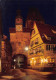 Rothenburg Ob Der Tauber - Rödergasse Mit Markusturm Bei Nacht - Rothenburg O. D. Tauber