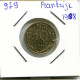 10 CENTIMES 1988 FRANCIA FRANCE Moneda #AN146.E.A - 10 Centimes