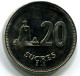 20 SUCRE 1991 ECUADOR UNC Coin #W11118.U.A - Equateur