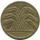 10 RENTENPFENNIG 1923 A ALLEMAGNE Pièce GERMANY #AE375.F.A - 10 Renten- & 10 Reichspfennig