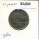 25 PESETAS 1980 ESPAÑA Moneda SPAIN #BA004.E.A - 25 Peseta