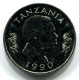 1 SHILLING 1990 TANZANIE TANZANIA UNC President Mwinyi Torch Pièce #W11264.F.A - Tanzanía