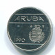 10 CENTS 1990 ARUBA (NEERLANDÉS NETHERLANDS) Nickel Colonial Moneda #S13629.E.A - Aruba