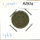 1 PESETA 1963 SPAIN Coin #AZ974.U.A - 1 Peseta