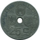 25 CENTIMES 1944 Französisch Text BELGIEN BELGIUM Münze #BA422.D.A - 25 Cent