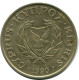 5 CENTS 1990 CYPRUS Coin #AP313.U.A - Cyprus