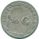1/10 GULDEN 1948 CURACAO Netherlands SILVER Colonial Coin #NL11914.3.U.A - Curaçao
