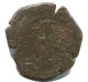 FOLLIS Auténtico ORIGINAL Antiguo BYZANTINE Moneda 1.6g/19mm #AB401.9.E.A - Byzantine