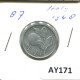 1 LIRA 1948 ITALIA ITALY Moneda #AY171.2.E.A - 1 Lire