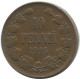 10 PENNIA 1916 FINLAND Coin RUSSIA EMPIRE #AB128.5.U.A - Finlande