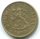 50 PENNIA 1977 FINLAND Coin #WW1108.U.A - Finlande