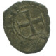 CRUSADER CROSS Authentic Original MEDIEVAL EUROPEAN Coin 0.7g/15mm #AC367.8.F.A - Andere - Europa