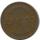 1 REICHSPFENNIG 1930 A GERMANY Coin #AD441.9.U.A - 1 Rentenpfennig & 1 Reichspfennig