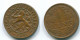 1 CENT 1961 ANTILLAS NEERLANDESAS Bronze Fish Colonial Moneda #S11059.E.A - Antilles Néerlandaises