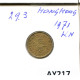 5 CENTS 1971 HONG KONG Moneda #AY217.2.E.A - Hong Kong