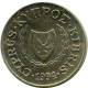 20 CENTS 1994 CYPRUS Coin #AP294.U.A - Zypern